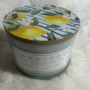 Sand + Fog Lemon sugar candle 12 oz